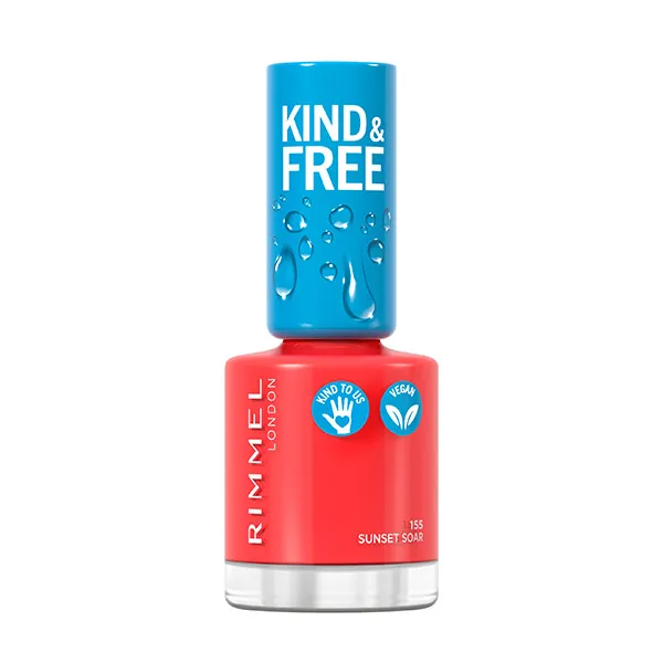 

Лак для ногтей Kind & Free Laca De Uñas Rimmel London, цвет sunset soar