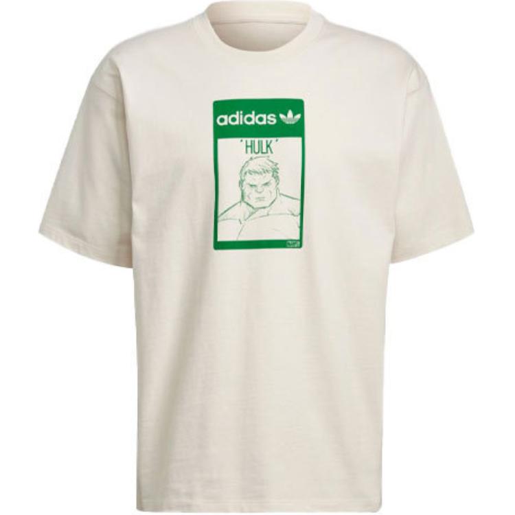 Футболка X Marvel Японская версия Мужская Цвет экрю Adidas Originals — фото 2