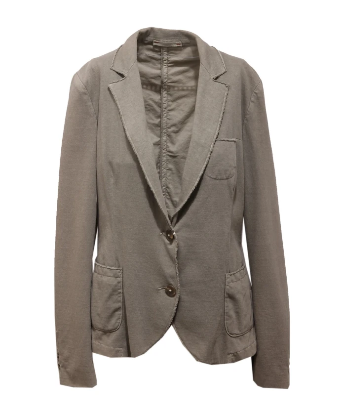 

Зелено-Серая трикотажная хлопковая куртка Iblues, зеленый