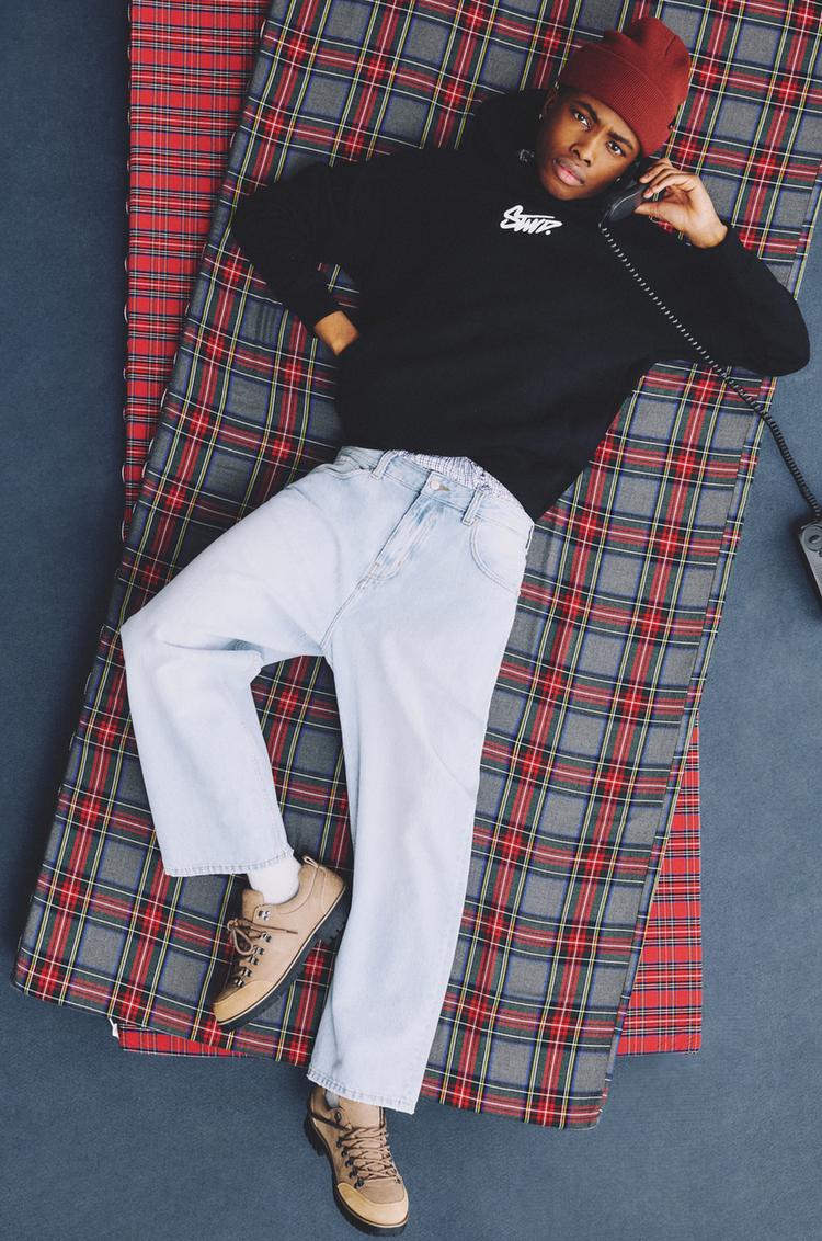 

Толстовка Stwd Pull And Bear, черный