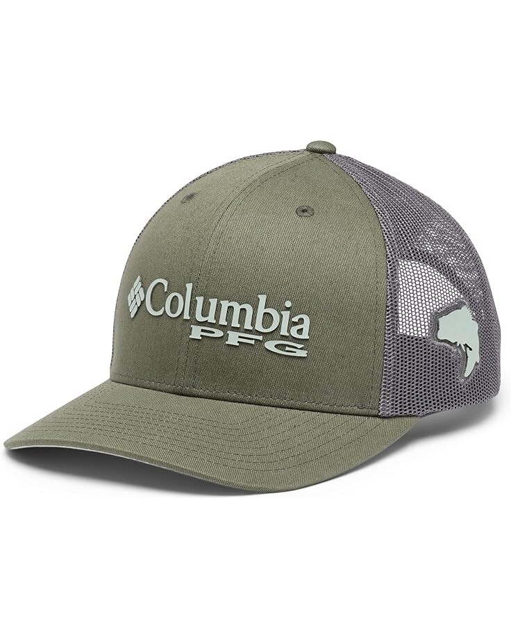 

Кепка Columbia PFG Mesh Snap Back Ballcap, цвет Cypress/Cool Green/Bass