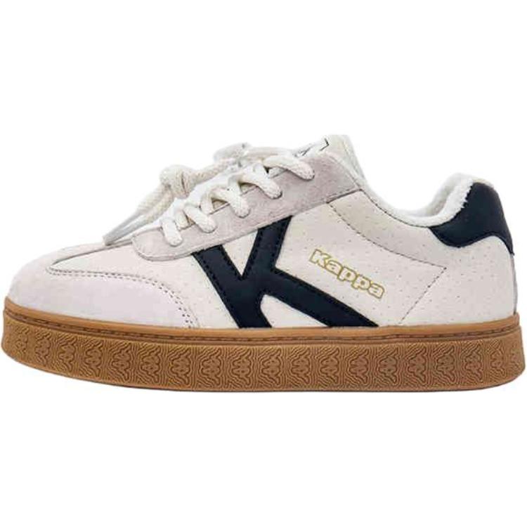 

KAPPA KIDS Антиударные и устойчивые к истиранию низкие детские кроссовки для скейтбординга ecru