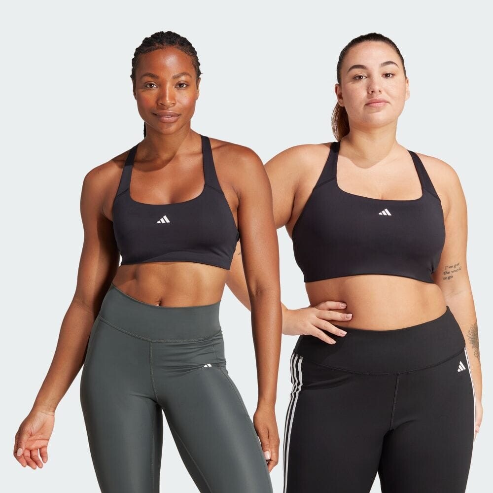 

Спортивный бюстгальтер Adidas POWERIMPACT TRAINING MEDIUM SUPPORT BRA, черный