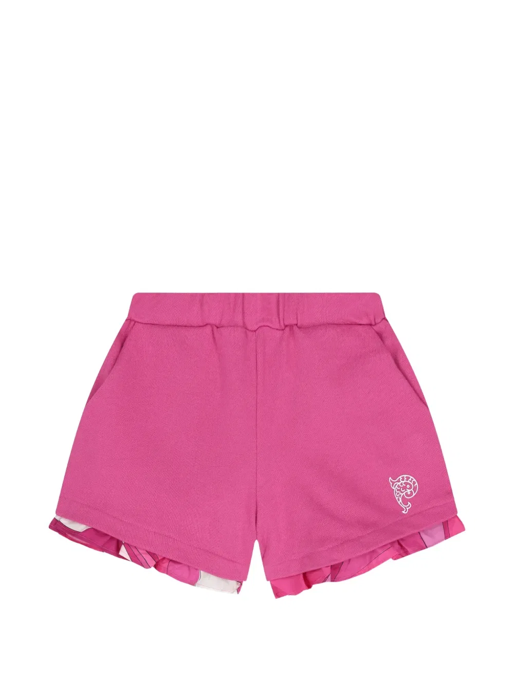 Брюки с логотипом Pucci Junior, розовый