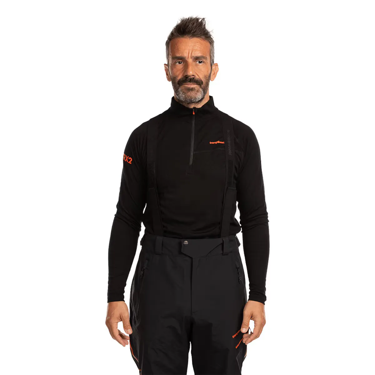 

Внутренний свитер Trangoworld для мужчин Trx2 Wool Pro Vd, чёрный