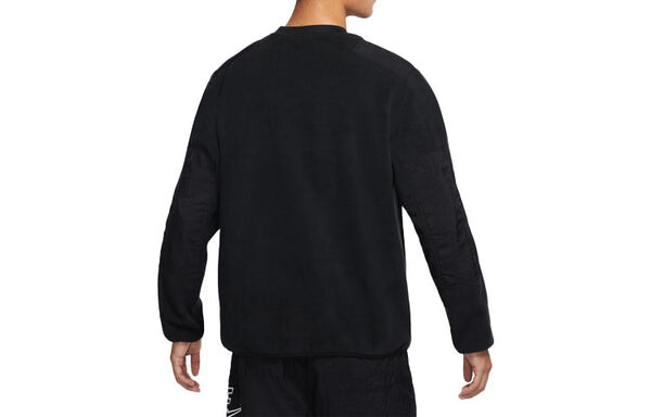 Толстовка Nike CNY Chinese New Year's Edition Therma-Fit Logo Embroidered Loose Fleece Sports Round Neck Pullover Black, черный — фото 2