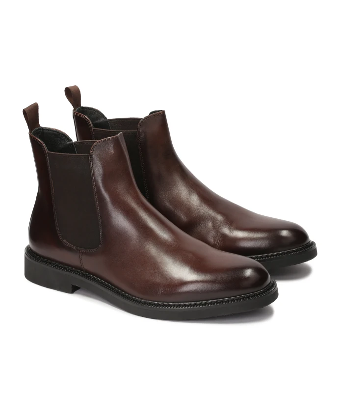 Мужские тапочки Slip-On e с пяткой на пятке Kazar, коричневый — фото 2