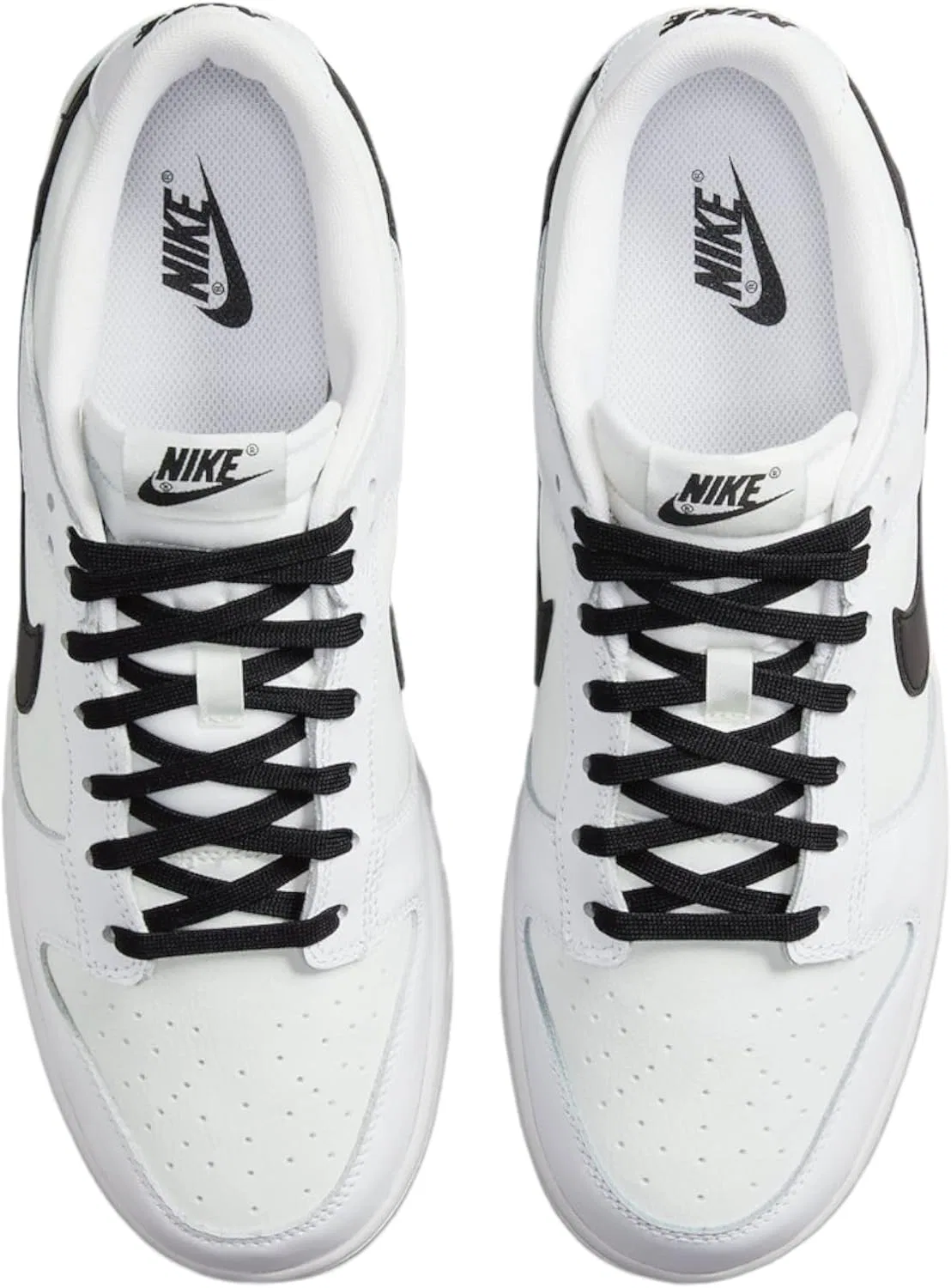 Кроссовки мужские Nike Dunk Low, белый/черный/белый Summit White — фото 4