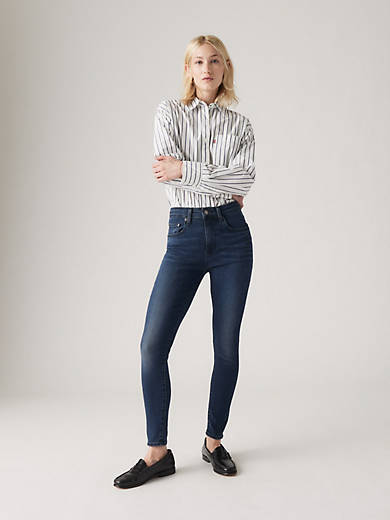 

721 Узкие женские джинсы с высокой посадкой Levi's, цвет Learning Lessons - Dark Wash