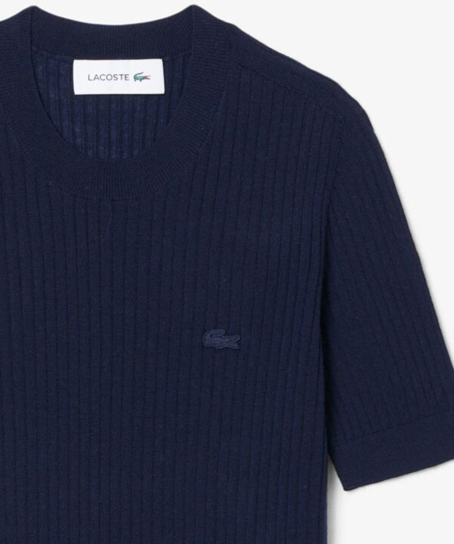 Свитер LACOSTE вязаный, Navy — фото 3