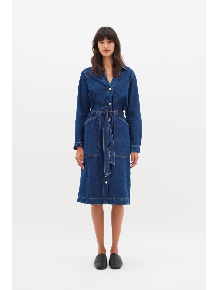 

Платье SaloneIW Liva, классический крой, темно-синий деним InWear