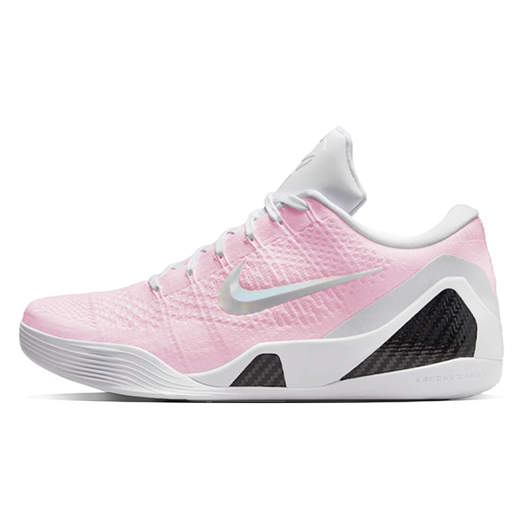 

Nike Кроссовки баскетбольные Kobe 9 Elite Low Protro 'Halo' с амортизацией, противоскользящие и износостойкие, низкие, унисекс, розово-белые, цвет Pink White