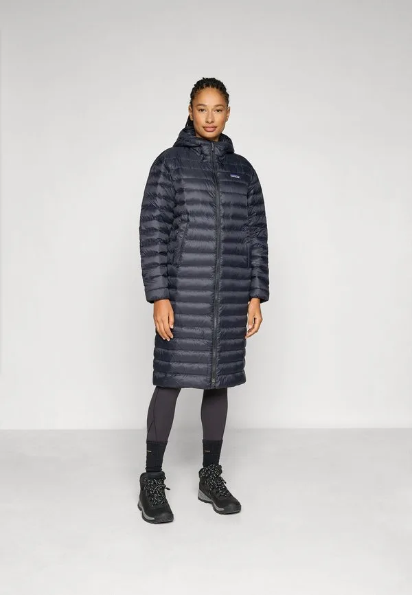 Парка из переработанного свитера, пуховое пальто Patagonia, Black