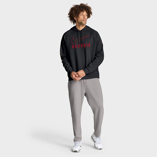 Мужская черная толстовка Georgia Bulldogs Premium Raglan Dri-FIT Nike — фото 4