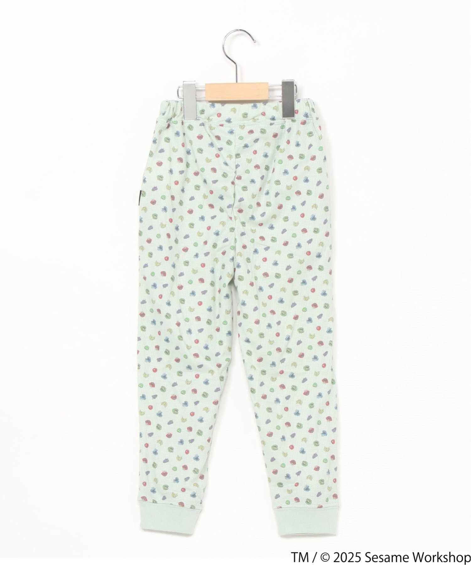 Футболка Fruit of the Loom и шорты из вафельной ткани Fruit Of The Loom, mint — фото 4
