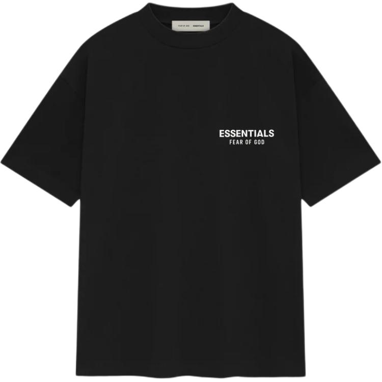 Классическая футболка с коротким рукавом Fear Of God Essentials, черный — фото 3