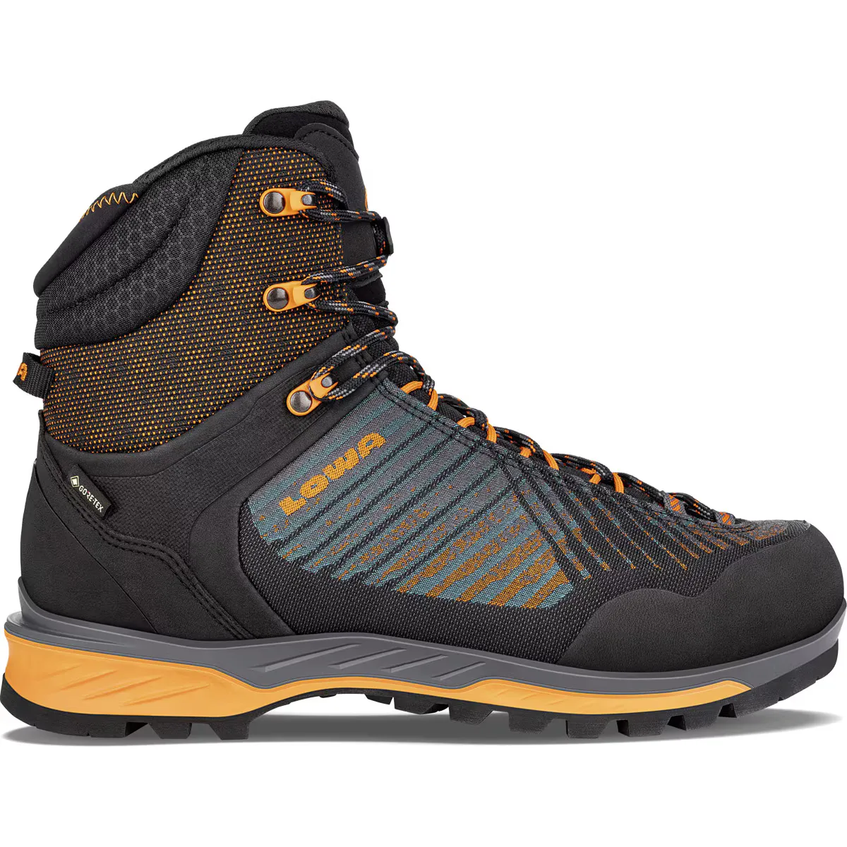

Мужские походные ботинки Mangart Gtx Mid Lowa, черный/оранжевый