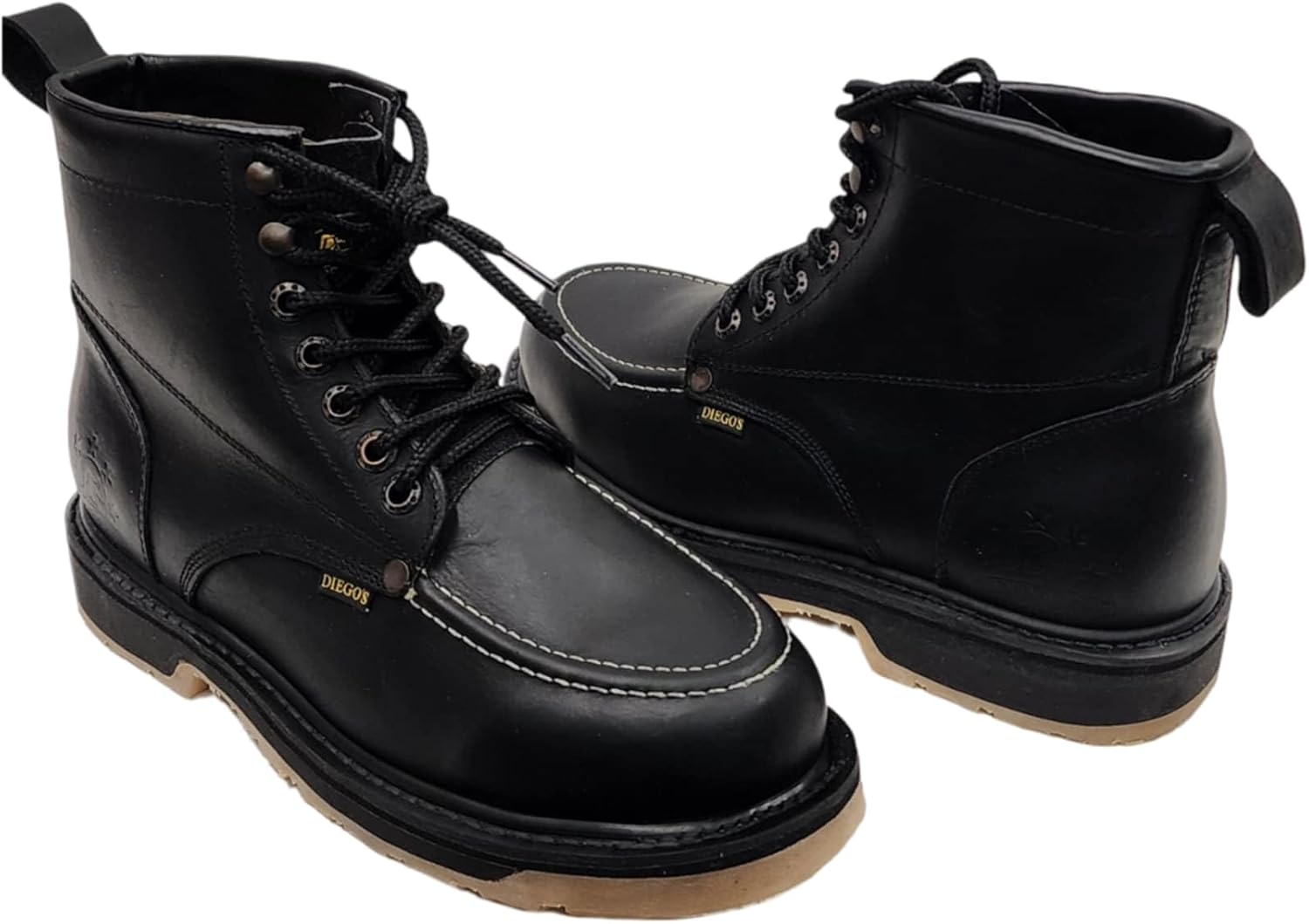 

Ботинки Dona Michi MENS SAFETY, с круглым носком, для работы, шнуровка, легкие, черный