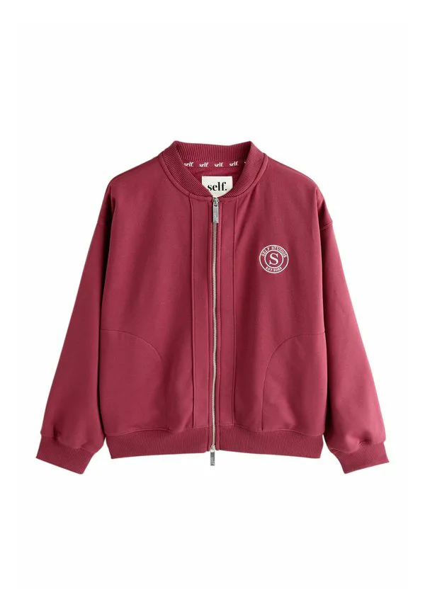 

Толстовка на молнии стандартного кроя Self., Red, Красный, Толстовка на молнии стандартного кроя Self., Red