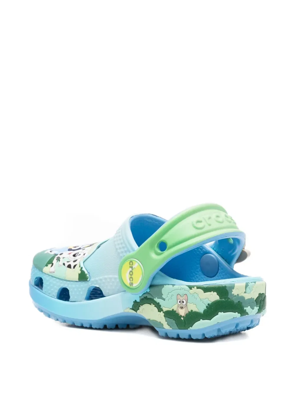 Клоги Bluey Best Buddies Crocs Kids, синий — фото 2