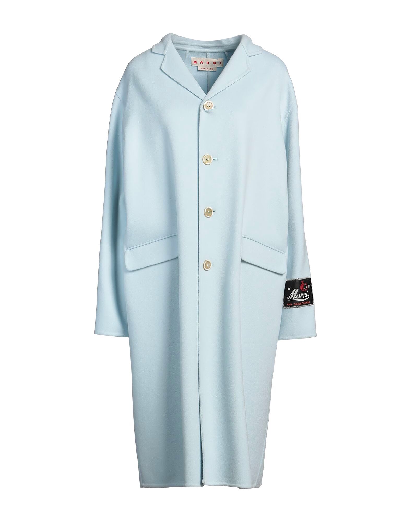 

Пальто Marni, небесно-голубой