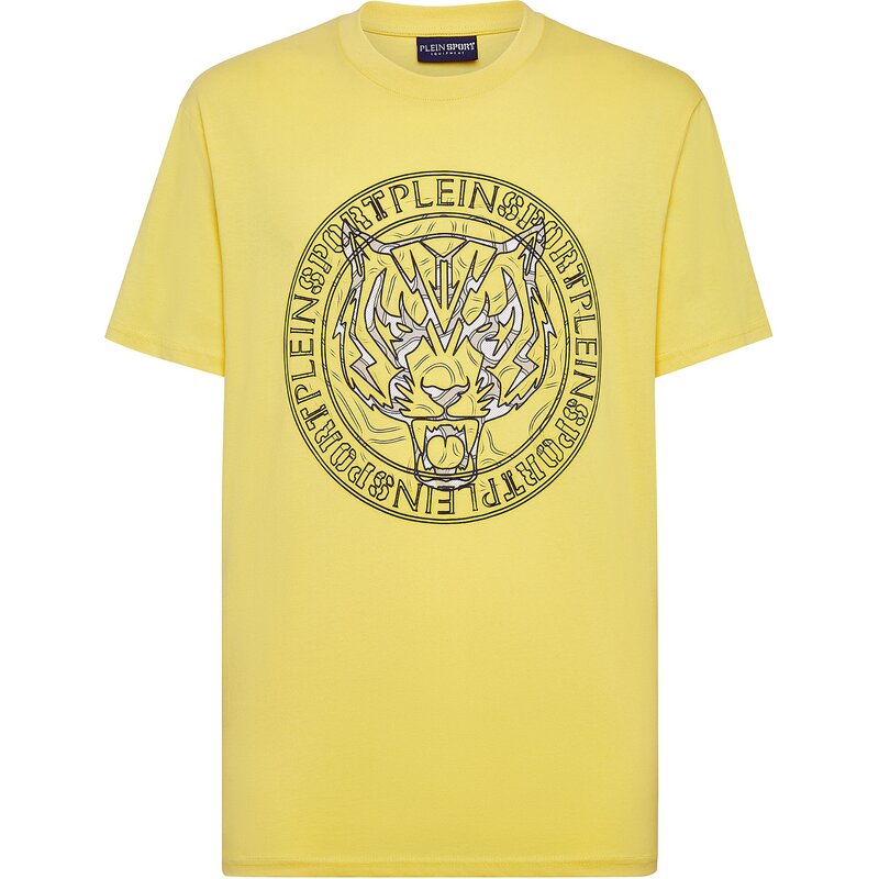

Футболка с тигром Plein Sport, желтый