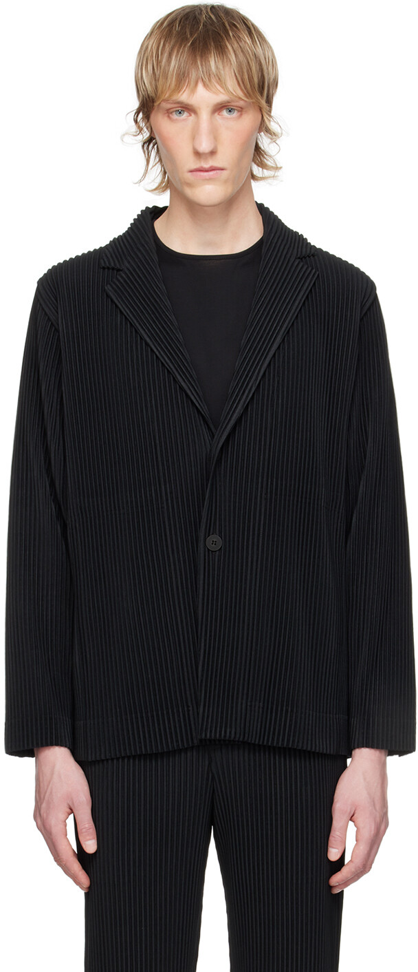 

Базовый блейзер HOMME PLISSe ISSEY MIYAKE, черный