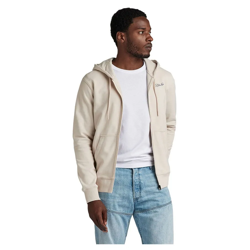 

Толстовка G-Star Back Gr Through full zip, бежевый