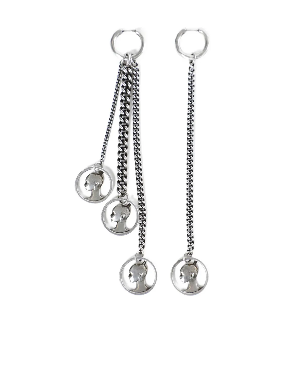 

Серьги Ebby Coin Ann Demeulemeester, серебряный
