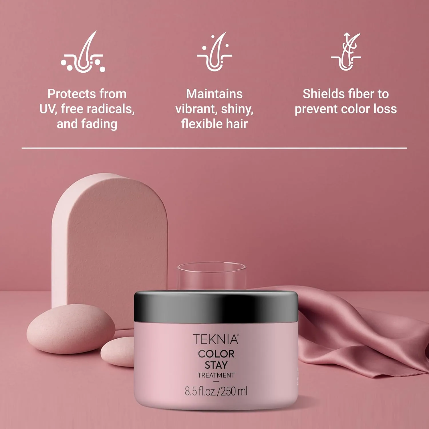 Lakmé Teknia Color Stay Hair Treatment, маска для окрашенных волос, безопасная для окрашенных волос. 251 мл (1 шт.) — фото 3