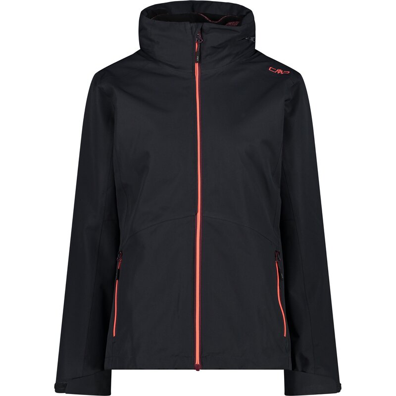 

Куртка женская куртка на молнии с отстегивающимся капюшоном Cmp, серый