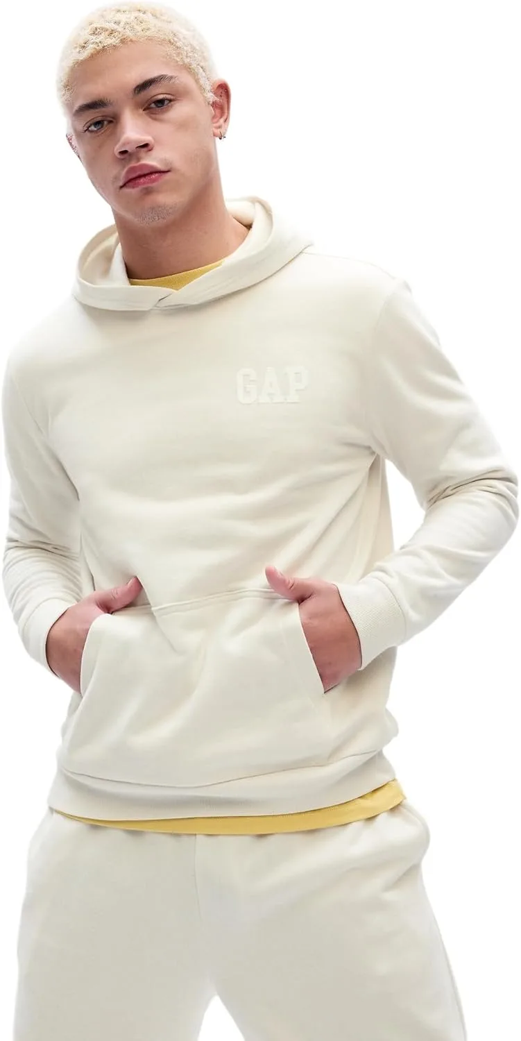 Толстовка с капюшоном GAP Men's Vintage Soft Pullover Hoodie, Carls Stone