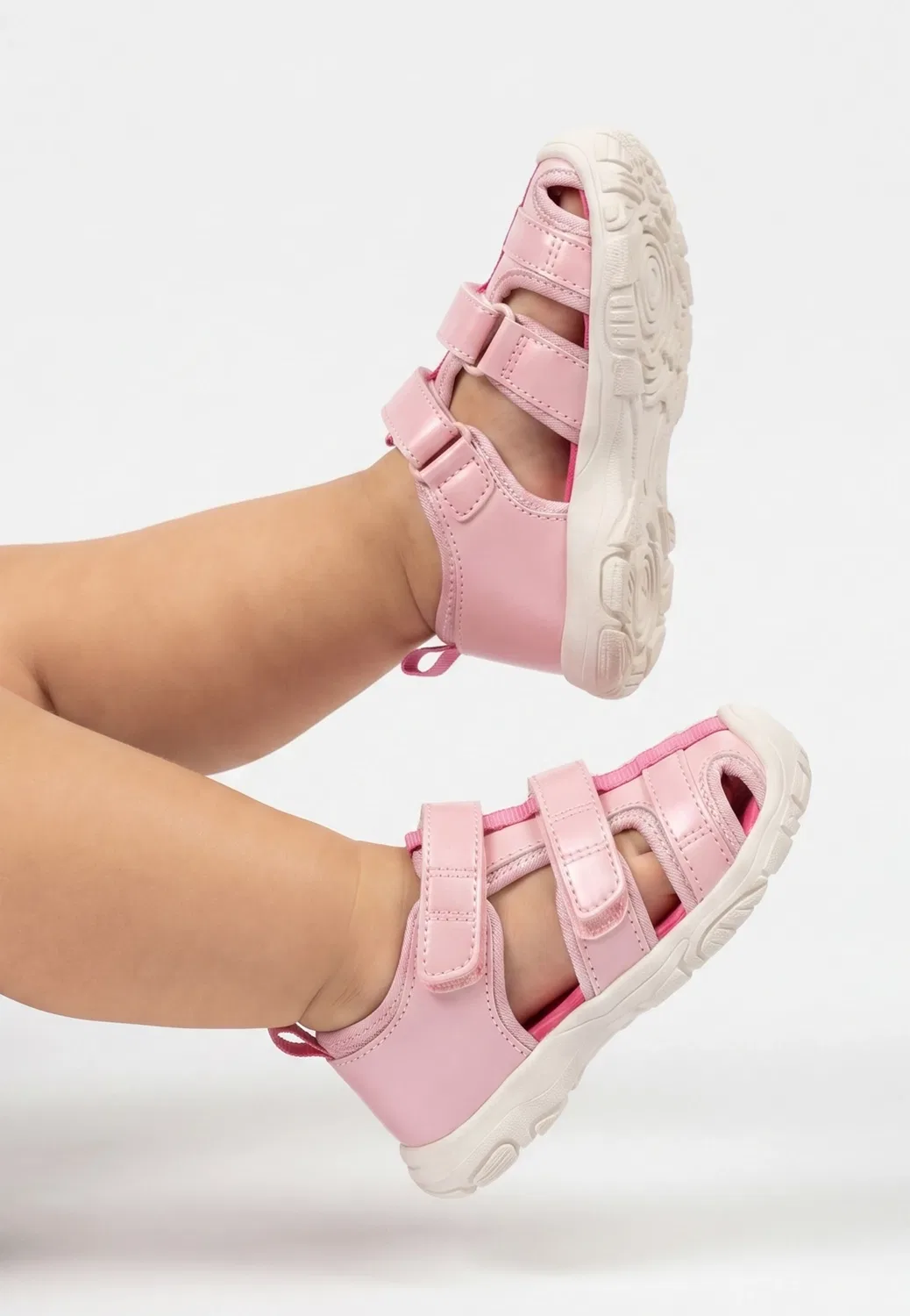 Сандалии на липучке, Hummel, pale lilac