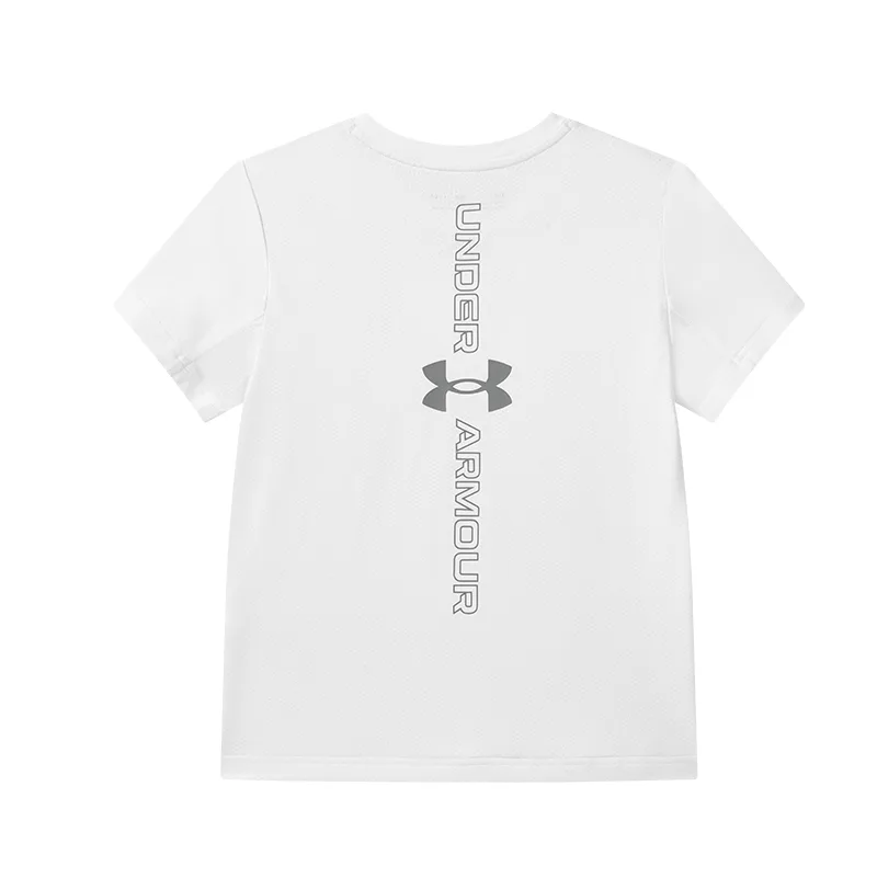 Футболка быстросохнущая для подростков Under Armour, белый — фото 3
