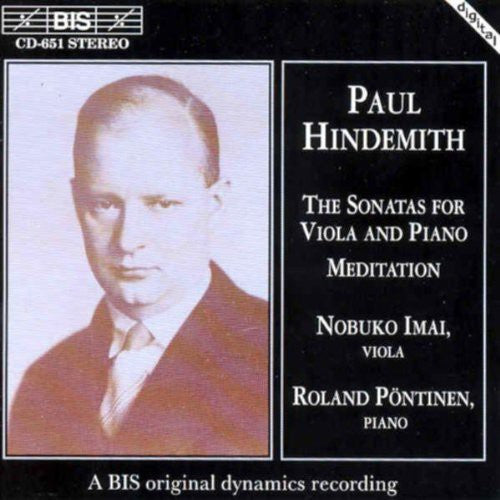 

CD диск Hindemith / Imai / Pontinen: Sonatas for Viola & Piano