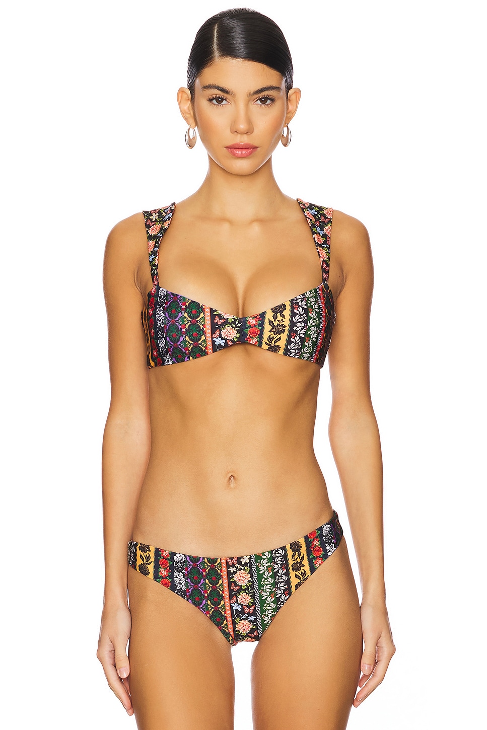 

X Revolve Malory верх бикини Agua Bendita, floral multi
