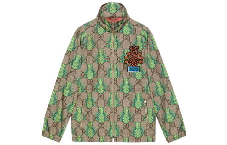 

Куртка мужская Gucci Pineapple Gg Print, бежевый