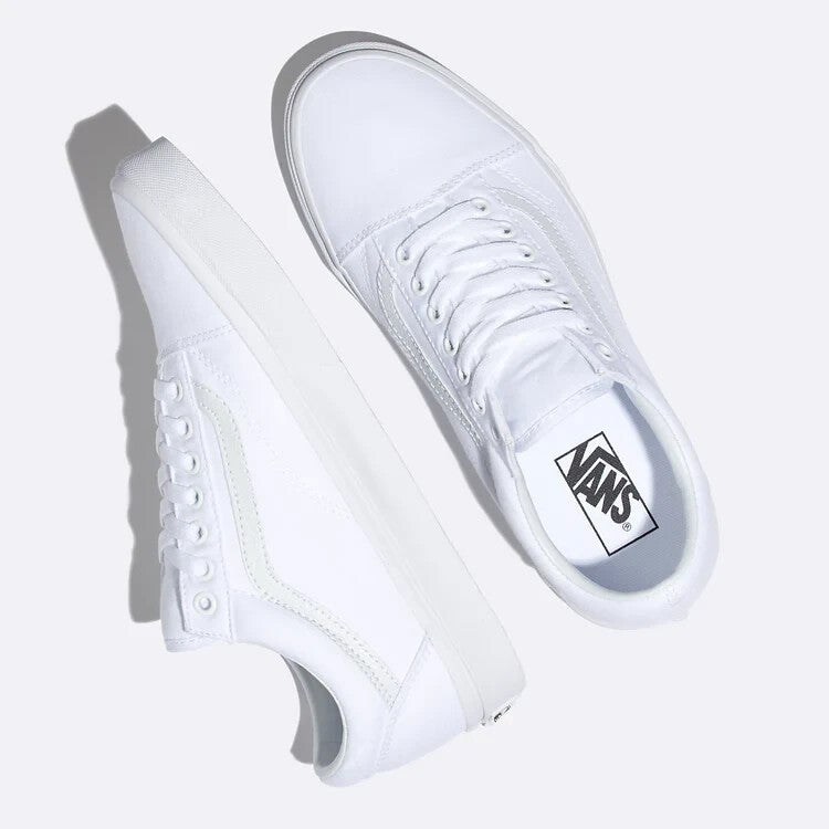 Ванс Олд Скул VN000D3HW00 Кроссовки мужские белые хлопковые скейтерские Vans — фото 4