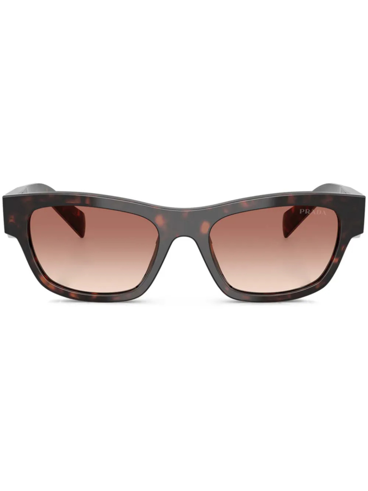 

Prada Eyewear солнцезащитные очки черепаховой расцветки, коричневый