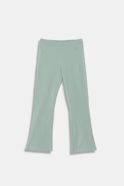 Леггинсы хлопковые с эластаном United Colors of Benetton, бирюзовый
