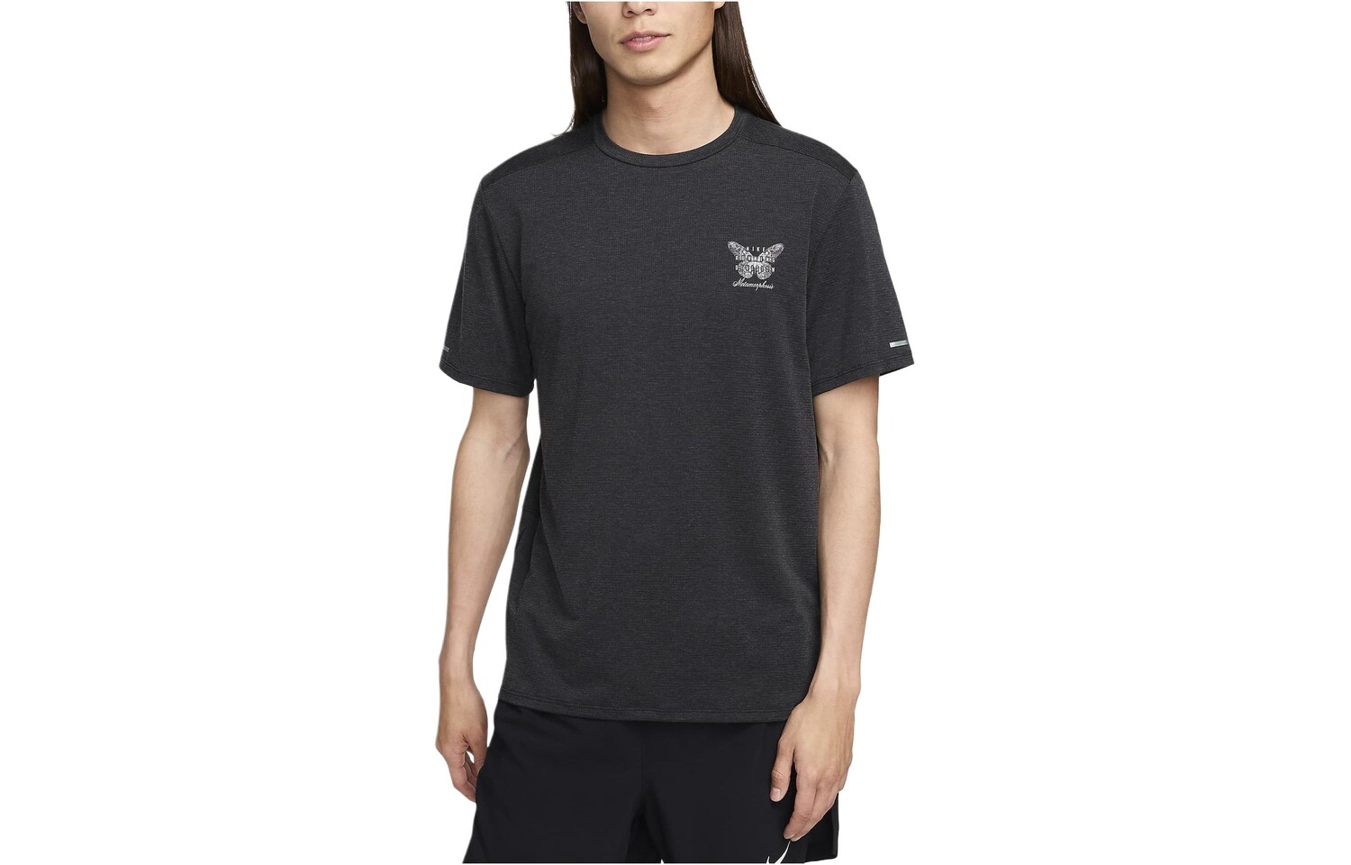 

Футболка Dri-Fit Rise 365 мужская черная Nike, черный
