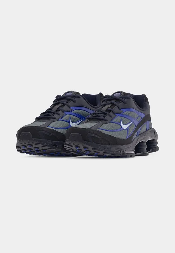 Новые кроссовки shox ride 2 Nike Sportswear, Cool Grey/White/Dark Obsidian/Game Royal/Obsidian — фото 3