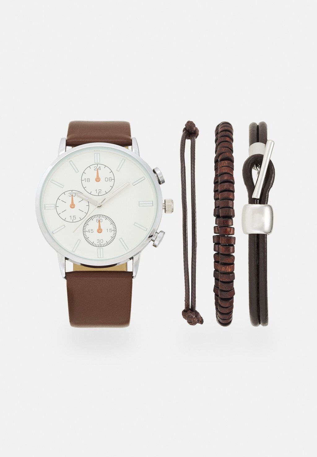 

Часы Set Pier One, цвет cognac/silver-coloured
