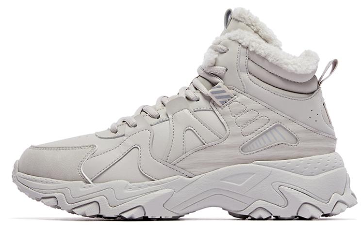 

Амортизирующие износостойкие высокие кроссовки для бега, мужские, серые QIAODAN