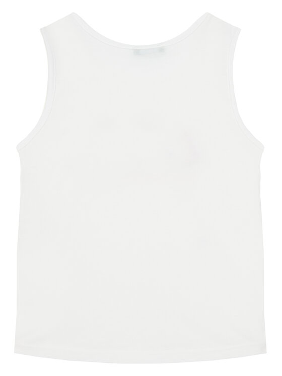 Топ regular fit 3I1XGH012 United Colors Of Benetton, белый — фото 2