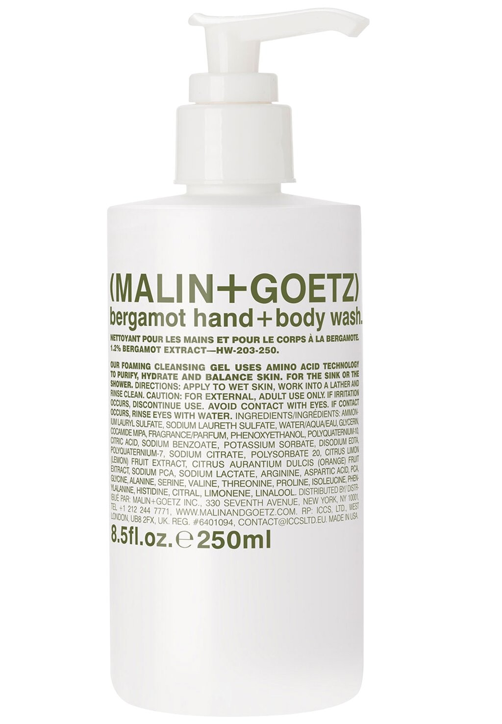 

Пилинг тела DUSCHGEL & SEIFE BERGAMOT HAND + BODY WASH MALIN+GOETZ