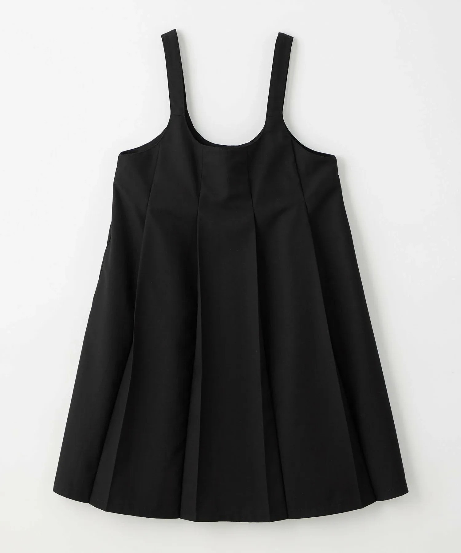 Плиссированная юбка-свитер с отворотами / Детская 140-160 см United Arrows Green Label Relaxing, Black