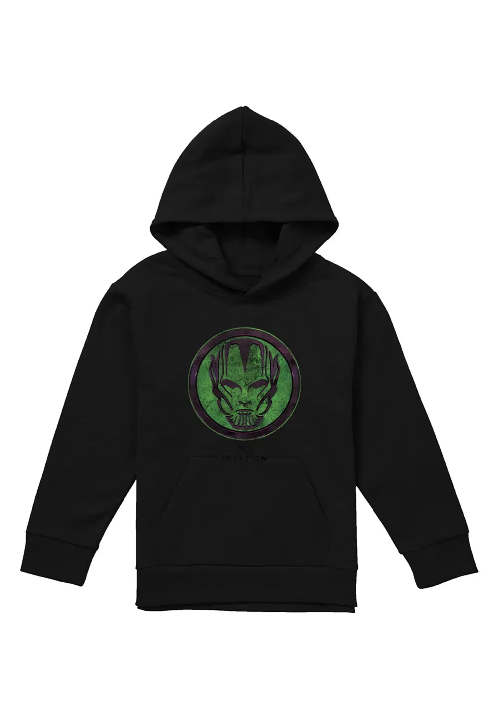 Детская худи Marvel Secret Invasion Badge, черная, черный — фото 4
