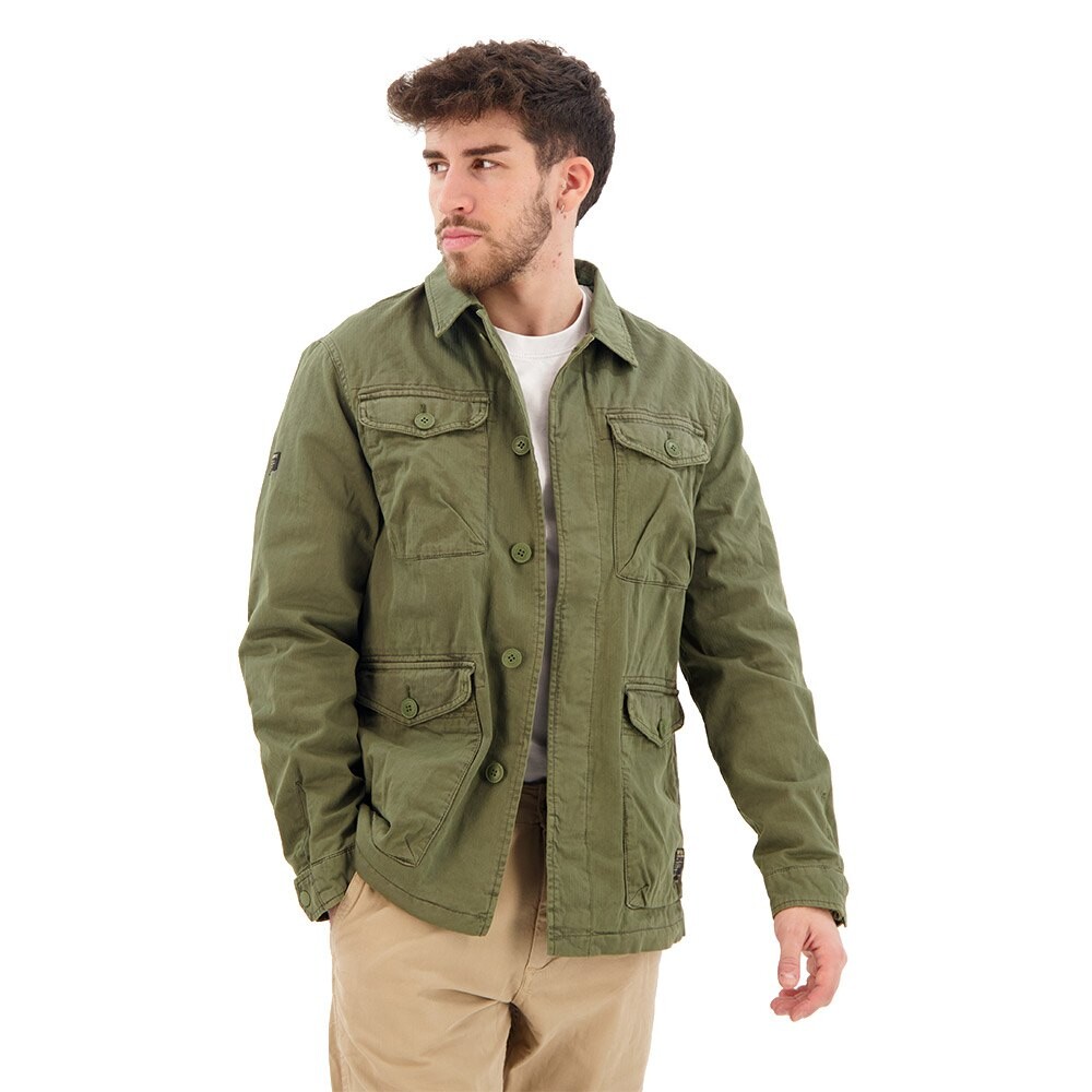 

Куртка Superdry Military M65 Emb, зеленый