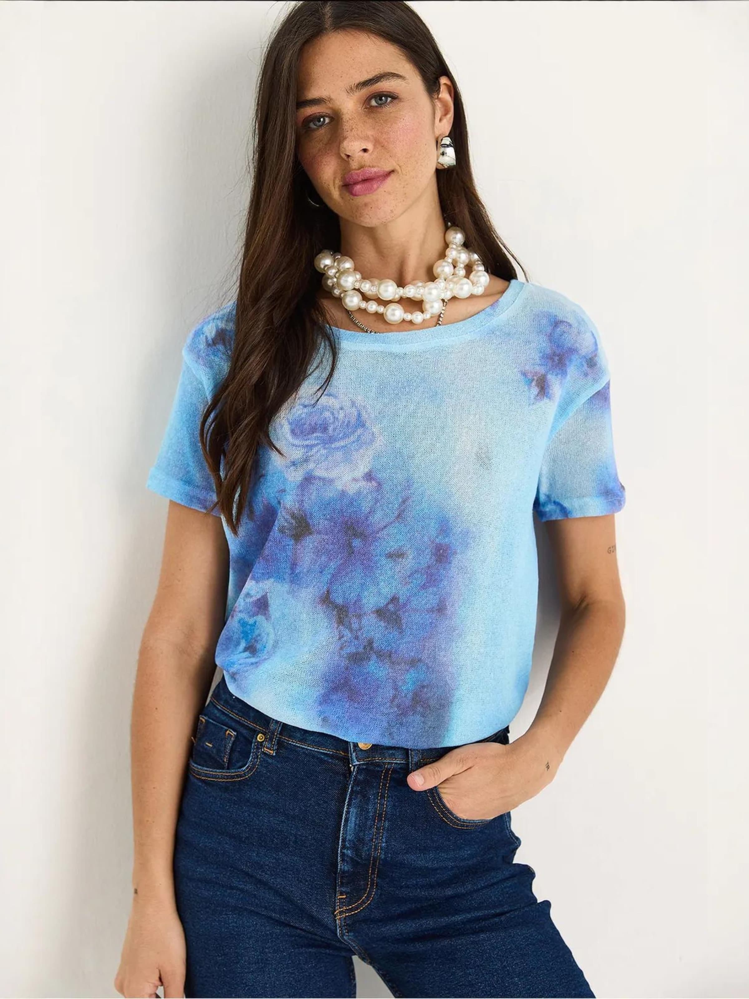 

Bianco Lucci Футболка в цвете Azure, Light Blue, Синий, Bianco Lucci Футболка в цвете Azure, Light Blue